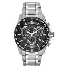 Citizen Men's Eco-Drive Perpetual Chrono Titanium Watch