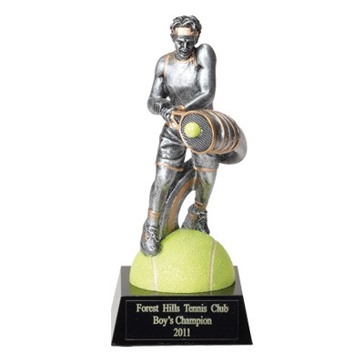 Resin Male Tennis Trophy