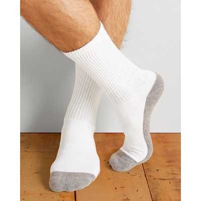 White Crew Socks