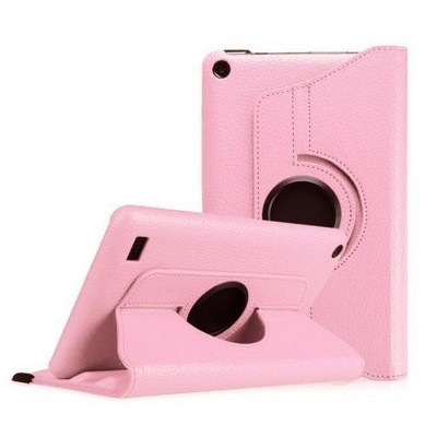 Kidder iBank® Rotate Leatherette Case for Kindle Fire HD 8" (Pink)