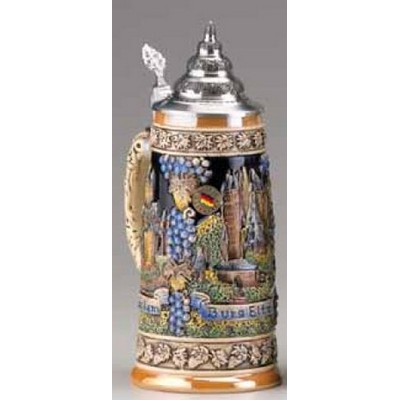 Traditional Raised Relief Stein Mug