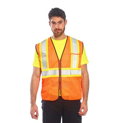 Contrast Tape Safety Vest, Class 2