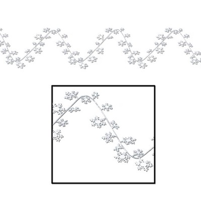 White Snowflake Gleam 'N Flex Wire Garlands