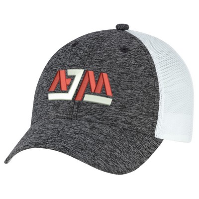 Full-Fit Polyester Marl/Soft Polyester Mesh Cap