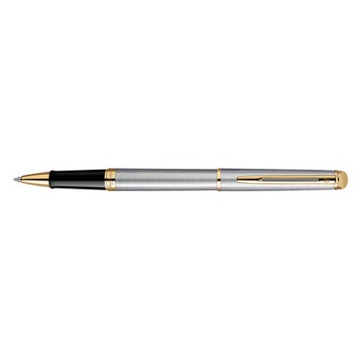 Waterman Hemisphere Rollerball Stainless Steel Gold Trim