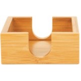 4" x 4" Bamboo Coaster Holder