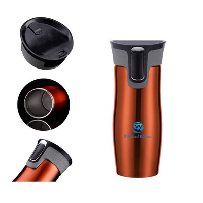 15 Oz. Vacuum Insulated Stainless Steel Travel Tumbler