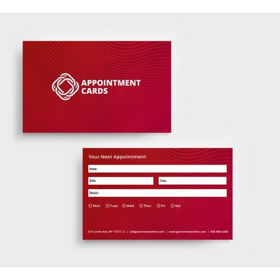 Business Appointment Cards (Front Only)