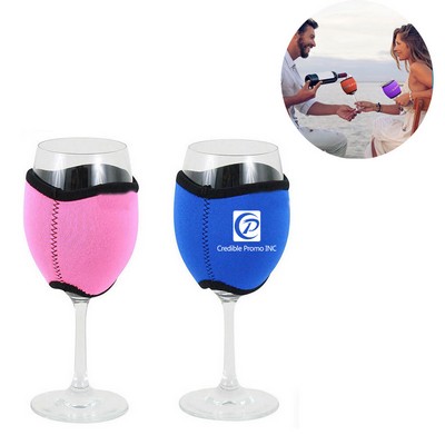 Neoprene Wine Glass Sleeve