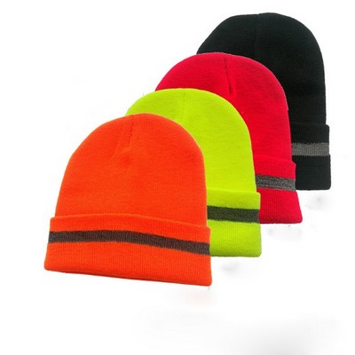 High Vis Safety Beanie