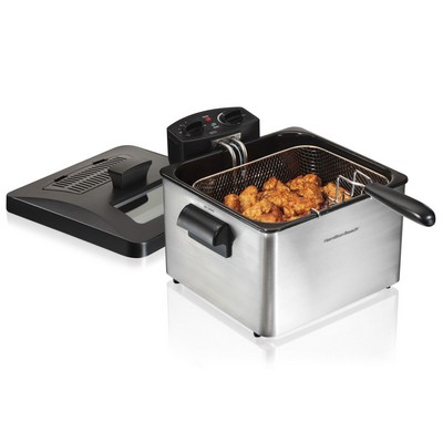 Hamilton Beach® Professional-Style Deep Fryer w/Double Basket