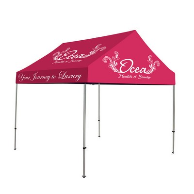 Custom Printed Promotional Tent | 10ft Roof Tent with Aluminum Hardware