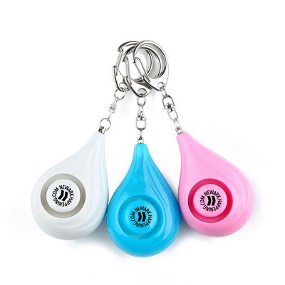 Tear-drop Emergency Self Defense Safety Alarm Keychain