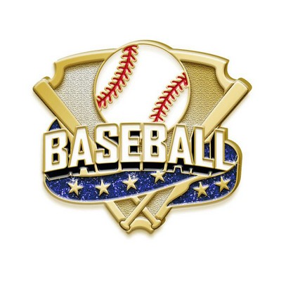 Custom Design Die Struck Soft Enamel Baseball Trading Lapel Pins 2"