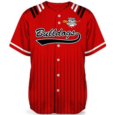 Youth Sublimated Elite Button Down Baseball Jersey