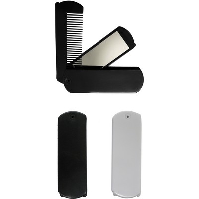 Portable Folding Comb & Mirror