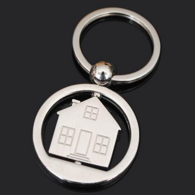 House Spinning Keychain