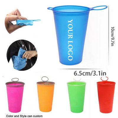 Foldable Collapsible 7Oz Soft Race Running Drinking Tpu 200M