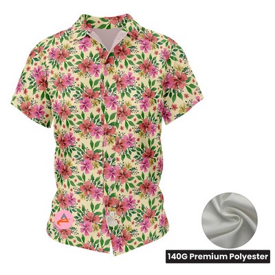 Women's Full Sublimation Hawaiian Shirt - Premium Polyester