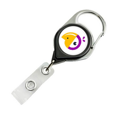 Premium Round Carabiner Badge Reel