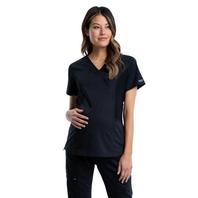 Cherokee - Workwear Revolution - Maternity Mock Wrap Top