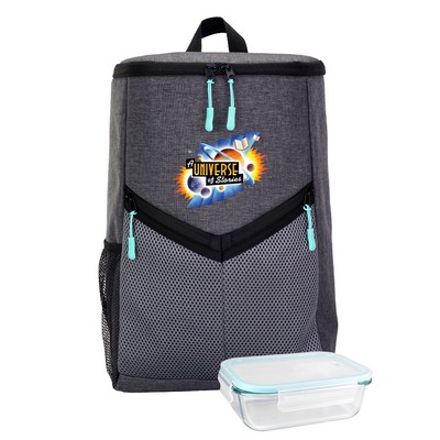 Victory Cooler Backpack Lunch Set