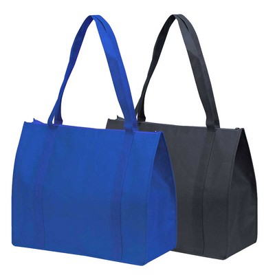 Tote Bag W/Fabric Covered Bottom