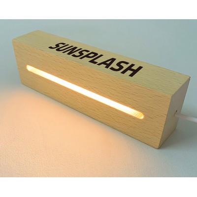 Wooden Usb Led Lamp