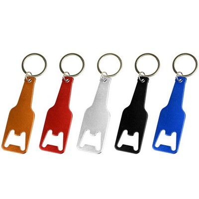 Decorative Bottle Shape Beer Cap Openers Keychain