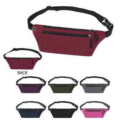 Triple Zippered Fanny/Waist Pack