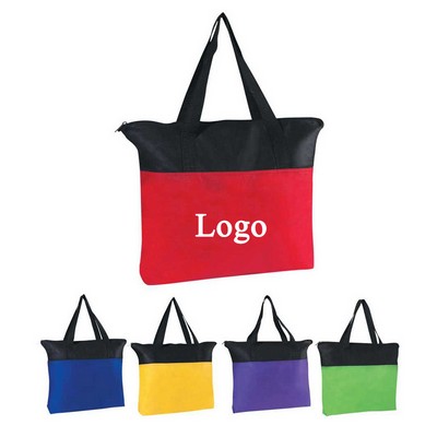 Non-woven Zipper Tote Bags