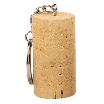 Wine Cork Keychain