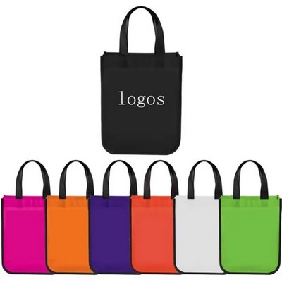 Small Laminated Shopper Tote Non-Woven Fabric