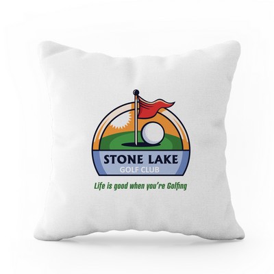 Sublimated Full Color Throw Pillow Case