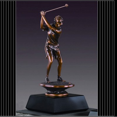 Female Golfer Trophy (4.5"x10")