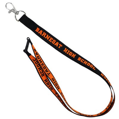 1/2 Woven Lanyard with Safety Breakaway