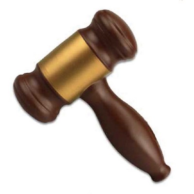 Gavel Shaped Stress Ball