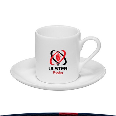 3 oz. Snazzy Expresso Cup Set with Saucers