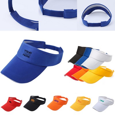 Cotton Twill Sun Visor