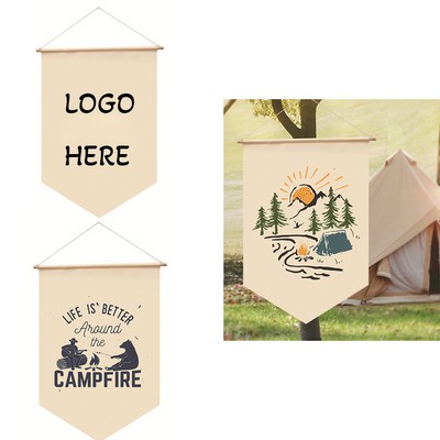 Hanging Camping Flag Banner