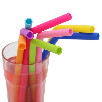 Long Flexible Silicone Drinking Straws