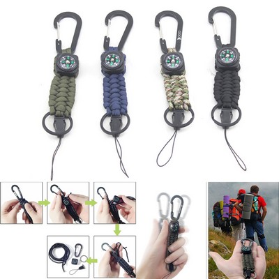 Paracord Keychain With Carabiner