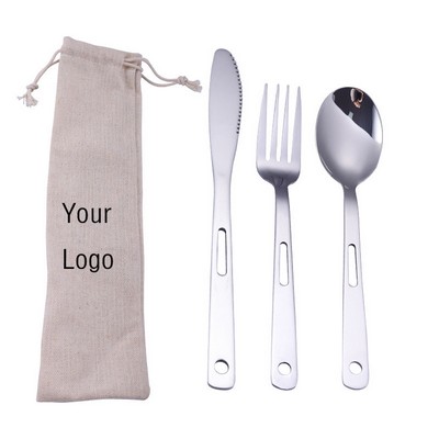 Reusable Utensils Set with Pouch