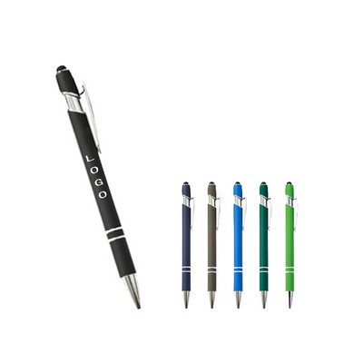 Soft Touch Aluminum Ballpoint Pen