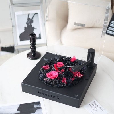 Romantic Flower Record Player