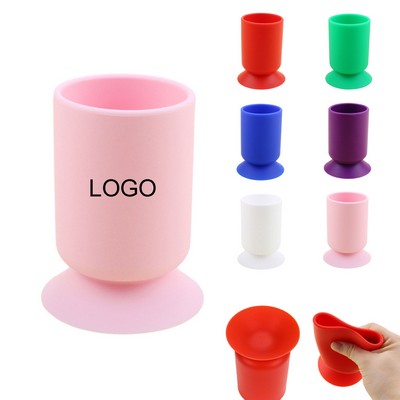 Silicone Suction Cup Pen Holder