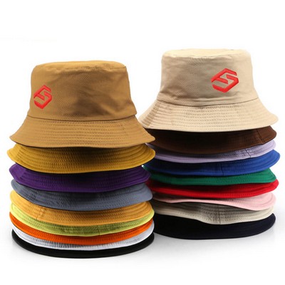 Custom Reversible Cotton Bucket Hats/Caps