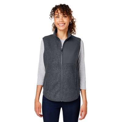 North End Ladies' Aura Sweater Fleece Vest