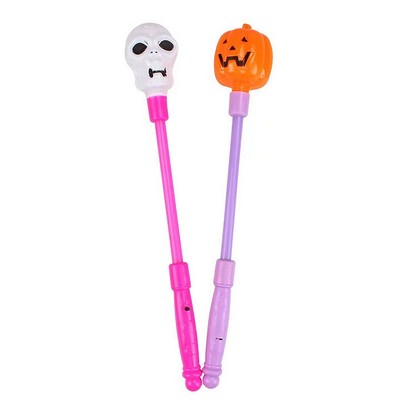 Halloween Pumpkin Skull Heads Flashing Wands