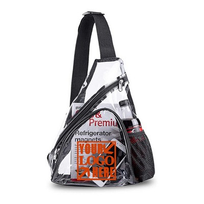 Clear PVC stadium sling bag